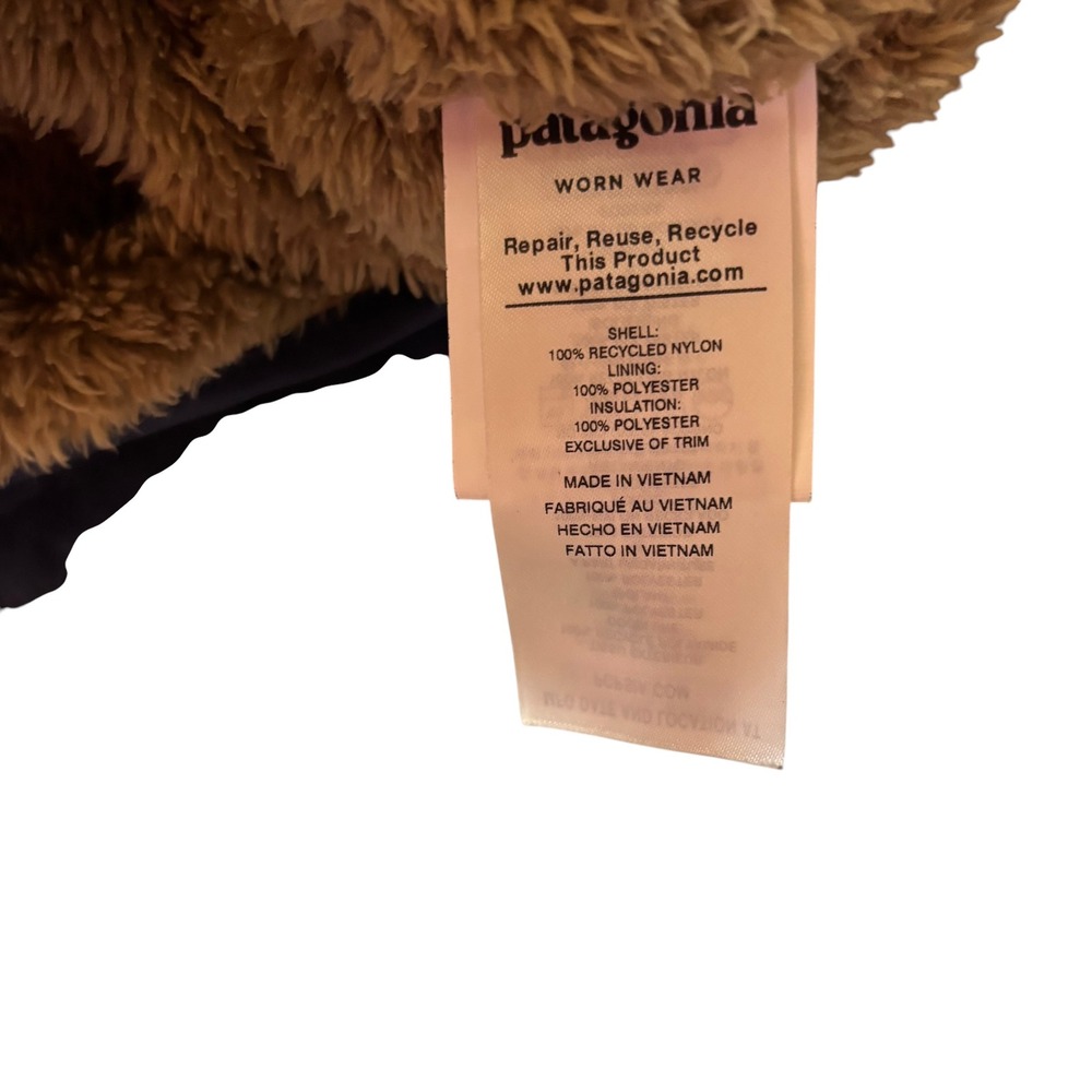 Patagonia Islay Quilted Jacket Mens L Sherpa Lined Corduroy Collar Isthmus Read - Picture 8 of 9